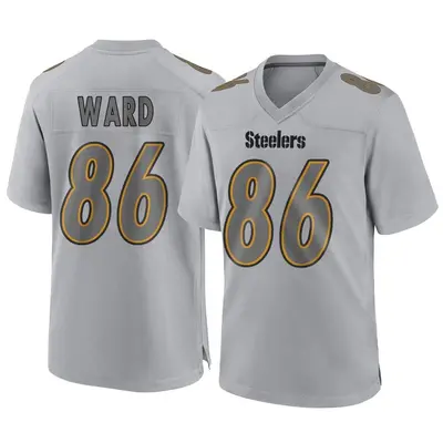 Men's Hines Ward Pittsburgh Steelers Atmosphere Fashion Jersey - Gray Game