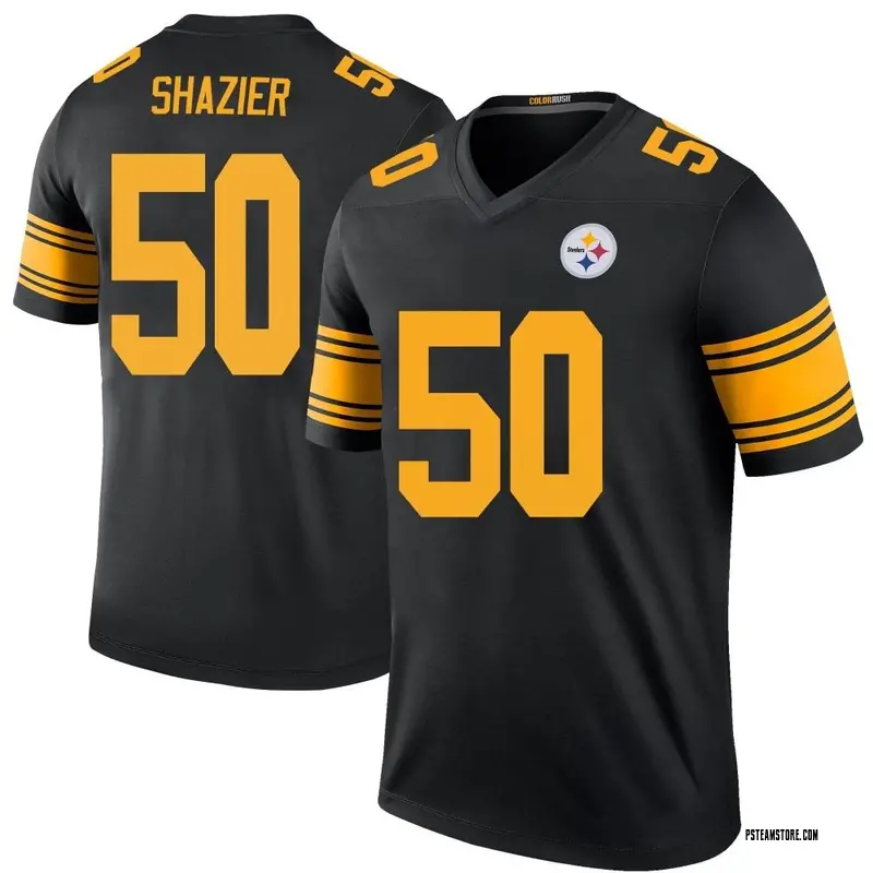 Youth Ryan Shazier Pittsburgh Steelers Color Rush Jersey - Black Legend